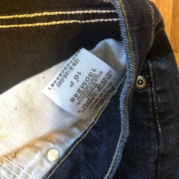 Riders by Lee Black Stretch Jeans Size 10P - Picture 5 of 6
